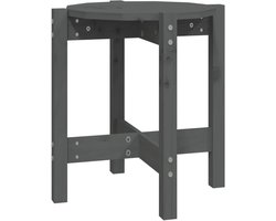 Salontafel | Koffietafel | Woonkamertafel | Bijzettafel Ø 42,5x45 cm massief grenenhout grijs