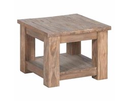 Salontafel Lorenzo teakhout 100x100 cm - Landelijk