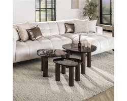 Salontafel M Eclips - Koper antiek finish