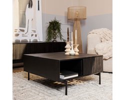 Salontafel Madison | Zwart Mangohout