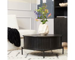 Salontafel Madison | Zwart Mangohout
