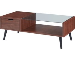 Salontafel Markaryd 110x50x40 cm walnootkleurig
