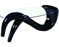 Salontafel "Maya" - 127 x 65 x 46 cm - Zwart