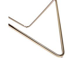 Salontafel MERIDIAN Veiligheidsglas Zwart/goud