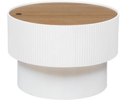 Salontafel met opbergruimte en afneembaar blad, essenfineer ENOLA