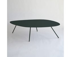 Salontafel Metaal Organische Vorm 35 cm – Modern Design – Rosemary Style 1 – Antracietgrijs – Sentimo