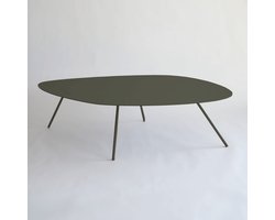 Salontafel Metaal Organische Vorm 35 cm – Modern Design – Rosemary Style 1 – Betongrijs – Sentimo
