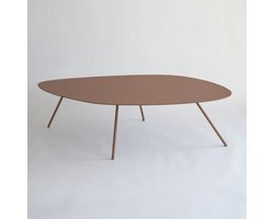 Salontafel Metaal Organische Vorm 40 cm – Modern Design – Rosemary Style 1 – Licht roze – Sentimo