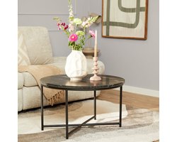 Salontafel Mex | Zwart Marmer