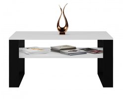 Salontafel Modern 1P WIT ZWART