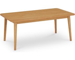 Salontafel Naturel Oil - Eiken Fineer - 125x70x52 cm - Salontafel Nyborg - Giga Meubel