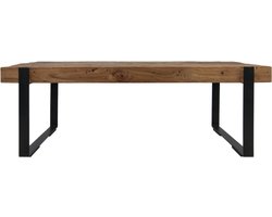 Salontafel Norton - 130x60 cm - reclaimed teak/ijzer