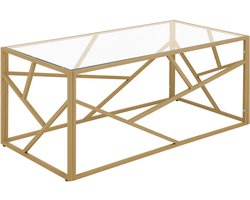 Salontafel ORLAND Glas Goud