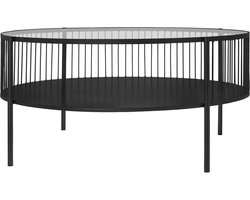 Salontafel Rocco 80cm zwart
