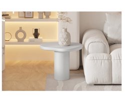 Salontafel - Roestvrijstalen poten - Modern - Beige