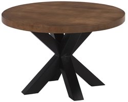 Salontafel rond walnoot mangohout 70cm Jesse side table duurzaam hout mango bijzettafel