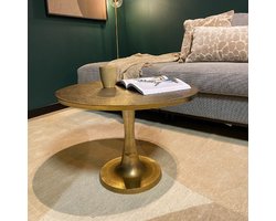 Salontafel - Ronde salontafel - Salontafel goud