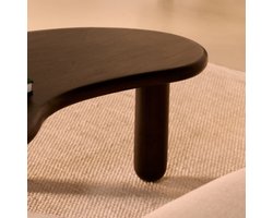 Salontafel Rondo Donkerbruin 110cm - Giga Meubel