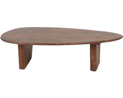 Salontafel Rudo 135 x 75 cm - Mangohout - Organisch - Japandi