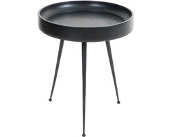 Salontafel Sarno Zwart 40 x 40 cm