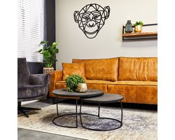 Salontafel Set Coco | Zwart Mangohout