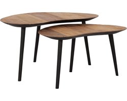 Salontafel set  - DTP Home Highlight Salontafel Organus Naturel - set van 2
