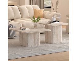 Salontafel Set Roslin Travertin