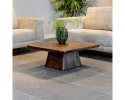 Salontafel Stockholm | 80 cm | Bruin Mangohout