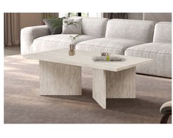 Salontafel - Travertijn - Beige - Decor