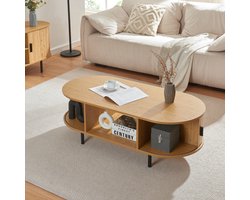 Salontafel Tvedestrand 120x55x40 cm naturel [en.casa]