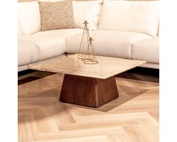 Salontafel Valentino | Vierkant | Bruin Mangohout