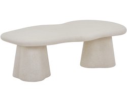 Salontafel Vardo Cement - MDF - Rechthoek - 130x70cm - Hoogte 40 cm