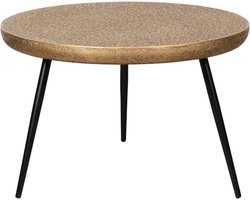 Salontafel Vichy - Hout - Brons/Goud/Zwart - 70 x 36 x 70 cm (BxHxD)