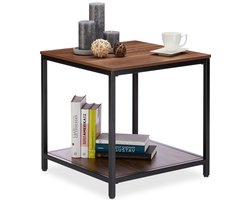 salontafel vierkant - met opbergruimte - 51 cm hoog - woonkamer