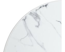 Salontafel Wit - Melamine - 60x60x45 cm - Salontafel Easy - Giga Meubel