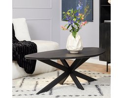 Salontafel Yara | Zwart Mangohout