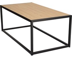 Salontafel - Zwart - Metaal - Eik - 96 x 50 x 37 - MY Own Table 003