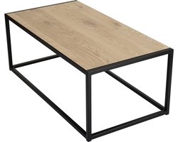 Salontafel - Zwart - Metaal - Eik - 96 x 50 x 37 - MY Own Table 003B