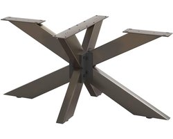 Salontafelpoot - Spider poot - Meubel maken - Verstelbare voetjes - 98x58x43 cm - Naturel
