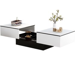 Salontafels - Salontafel - Bijzettafel - Tafel - Sidetable - Eettafel - Tafels - Woonkamer - Keukentafel - Salontafel Met Opbergruimte - Salon Tafel - Tafeltje - Woonkamer Tafel - Woonkamer Tafeltje - Modern