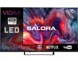 Salora FOD40TV - Smart TV - VIDAA - Televisie - Smart tv 40 inch - TV - Full HD - 2025