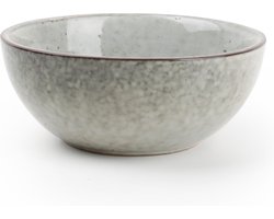Salt&Pepper Artisan Kom - 11 cm - groen met lijnen - 1 stuk