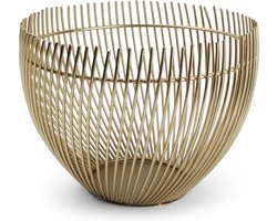 Salt&Pepper - Draadmand - 20xH15cm - goud - twisted - Iris