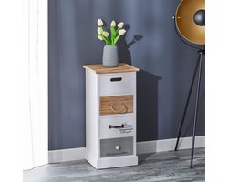 SALVA-ladekast in wit met 4 lades