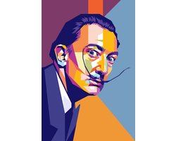 Salvador Dali Poster - Abstracte - Kunst - Surrealistische - Genie - Visionair - Innovatie - posters - formaat 50x70cm - Wanddecoratie - S2661