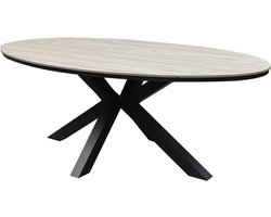 Salvador dining tuintafel ovaal 220x115xH75 cm polywood