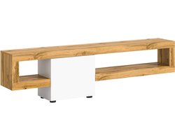 Samba lowboard wit melamine Wotan eiken melamine - 30x190x51cm