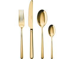 Sambonet Bestekset Linear - Goud - 24 delig / 6 personen
