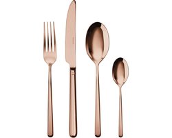 Sambonet Bestekset Linear - Koper - 24 delig / 6 personen