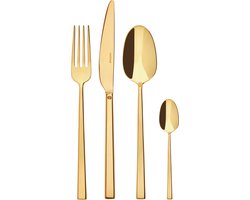 Sambonet Bestekset Rock - Goud - 24 delig / 6 personen
